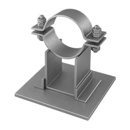 Подвижная хомутовая опора