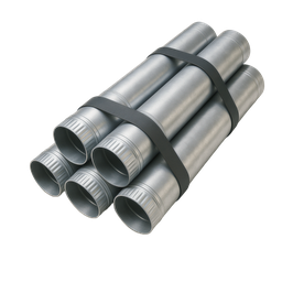 Водосточная труба из оцинкованной стали неокрашенные 1000х100х0,5 мм DX51D ТУ 25.11.23-001-09185751-2018